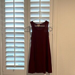 Mossimo Supply Co. Maroon Tank Top